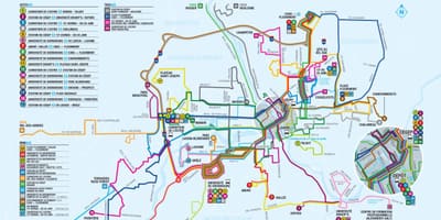 Mapa del Quebec bus